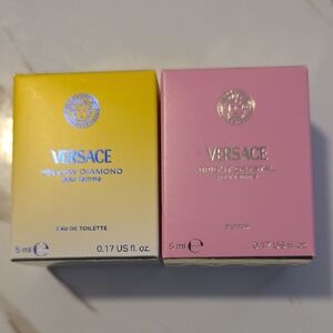 Versace Yellow and Pink Perfume Duo